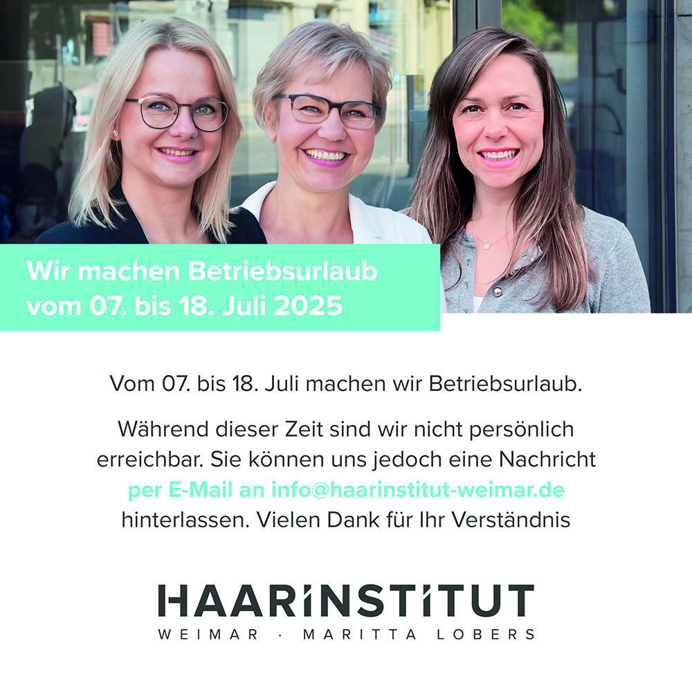 Haarinstitut Weimar - Perücken, Toupets & Zweithaar vom Experten
