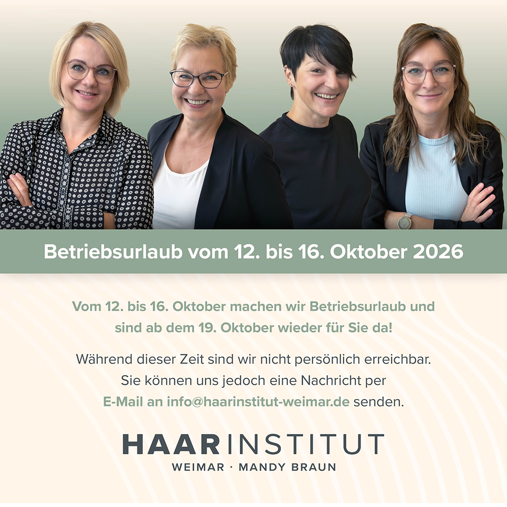 Haarinstitut Weimar - Perücken, Toupets & Zweithaar vom Experten